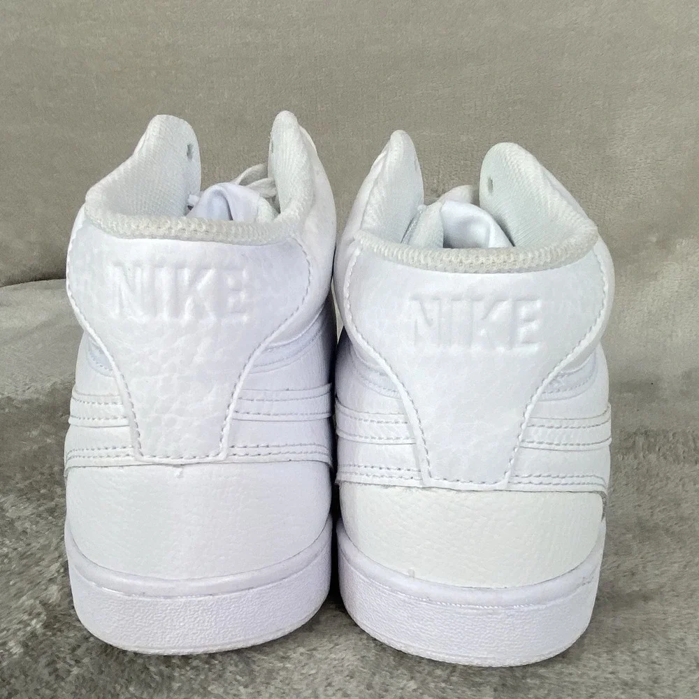 Nike Court Vision Mid Next Nature Mens Sneakers Shoes 10.5 White Leather NEW